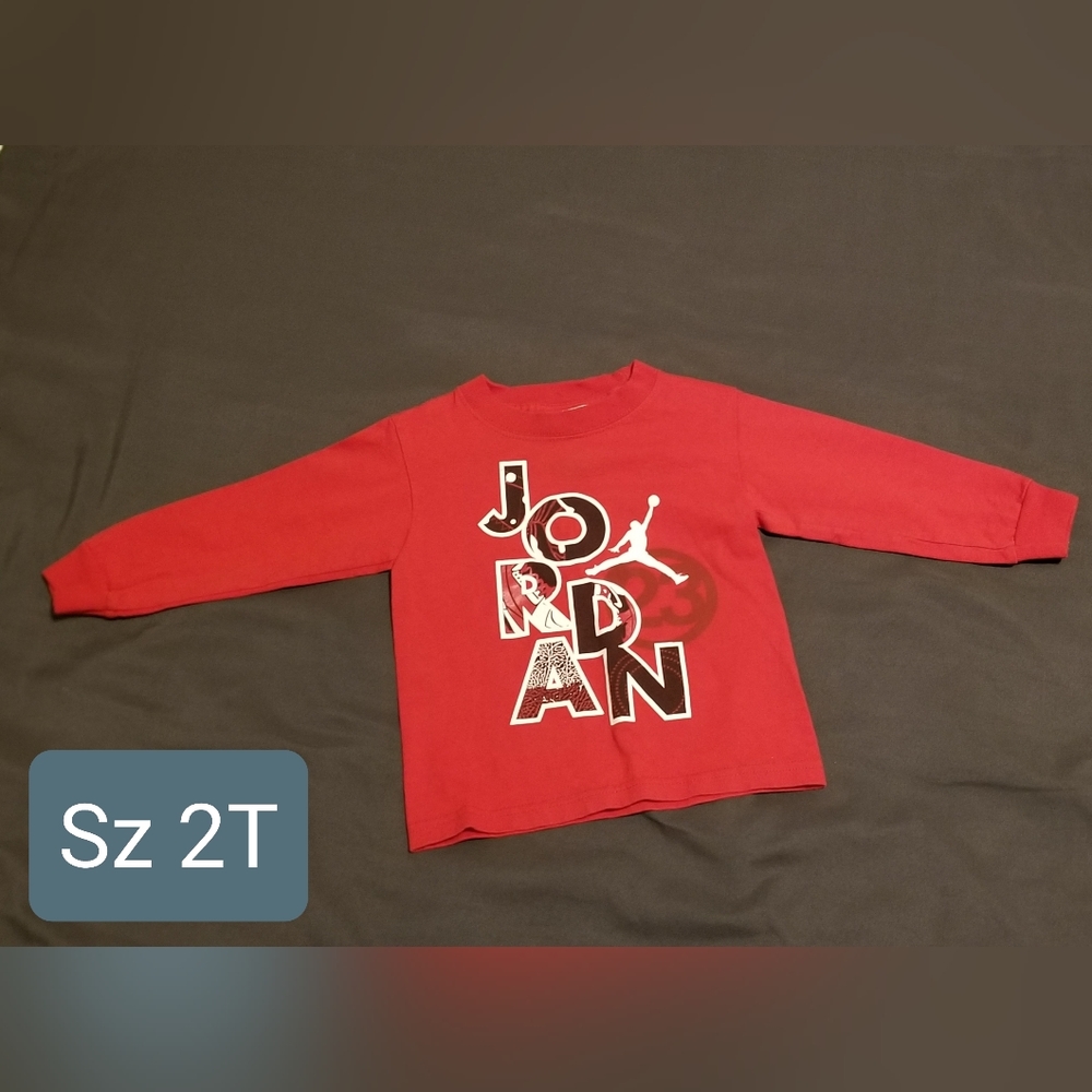 Jordan Long Sleeve Top, EUC, Size 2T